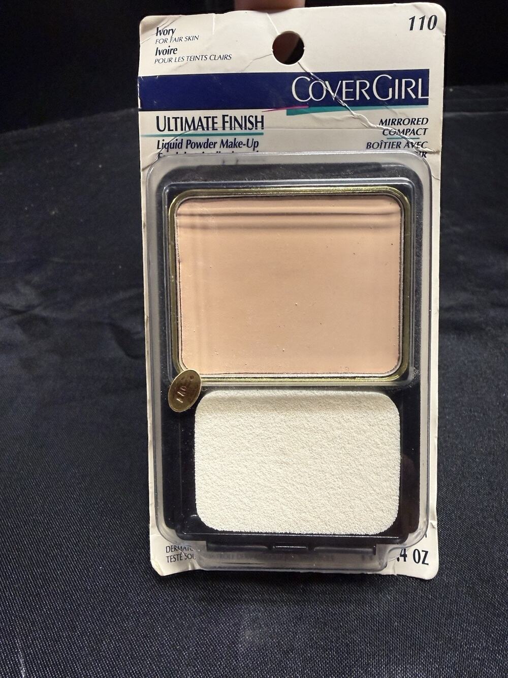 RARE DISCONTINUED Cover Girl Ultimate Finish Liquid Powder Make Up 110 Ivory